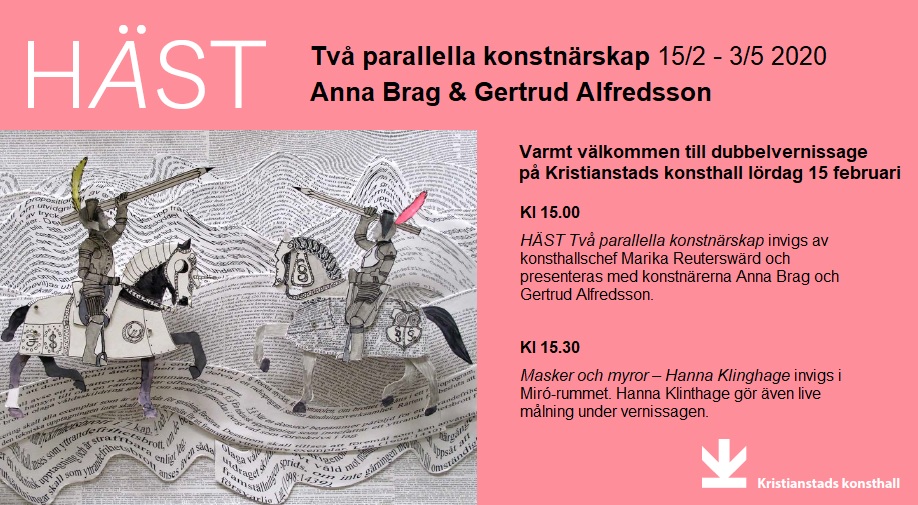 HÄST på Kristianstads konsthall. Klicka på bild för mer info.